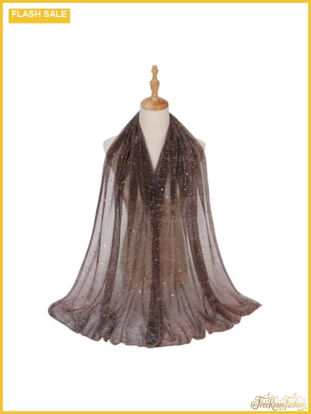 Sequin Bandana Scarf Glitter Mesh Shawl Wrap Silky Evening Dress Cover Up